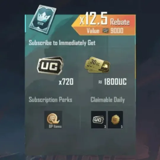PUBG Prime (12 Months)